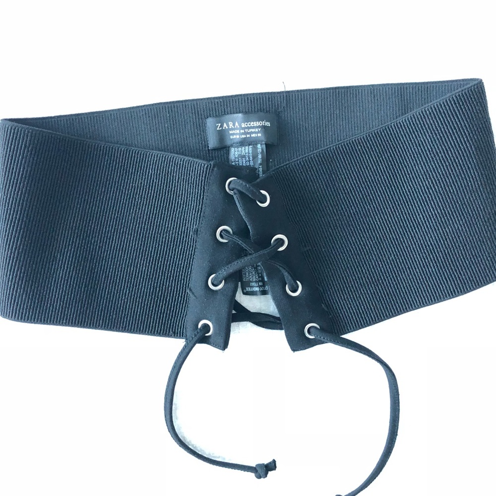 Zara lace up waist belt